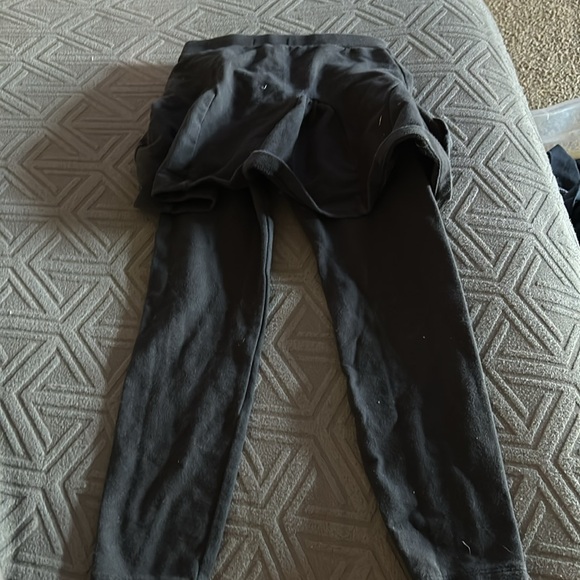 Girls, black leggings with skirt - Picture 4 of 4